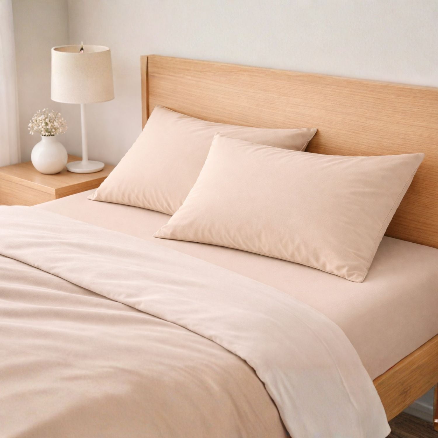 Funda Almohada Beige 150cm - 100% Algodón - Donegal Collections - 5