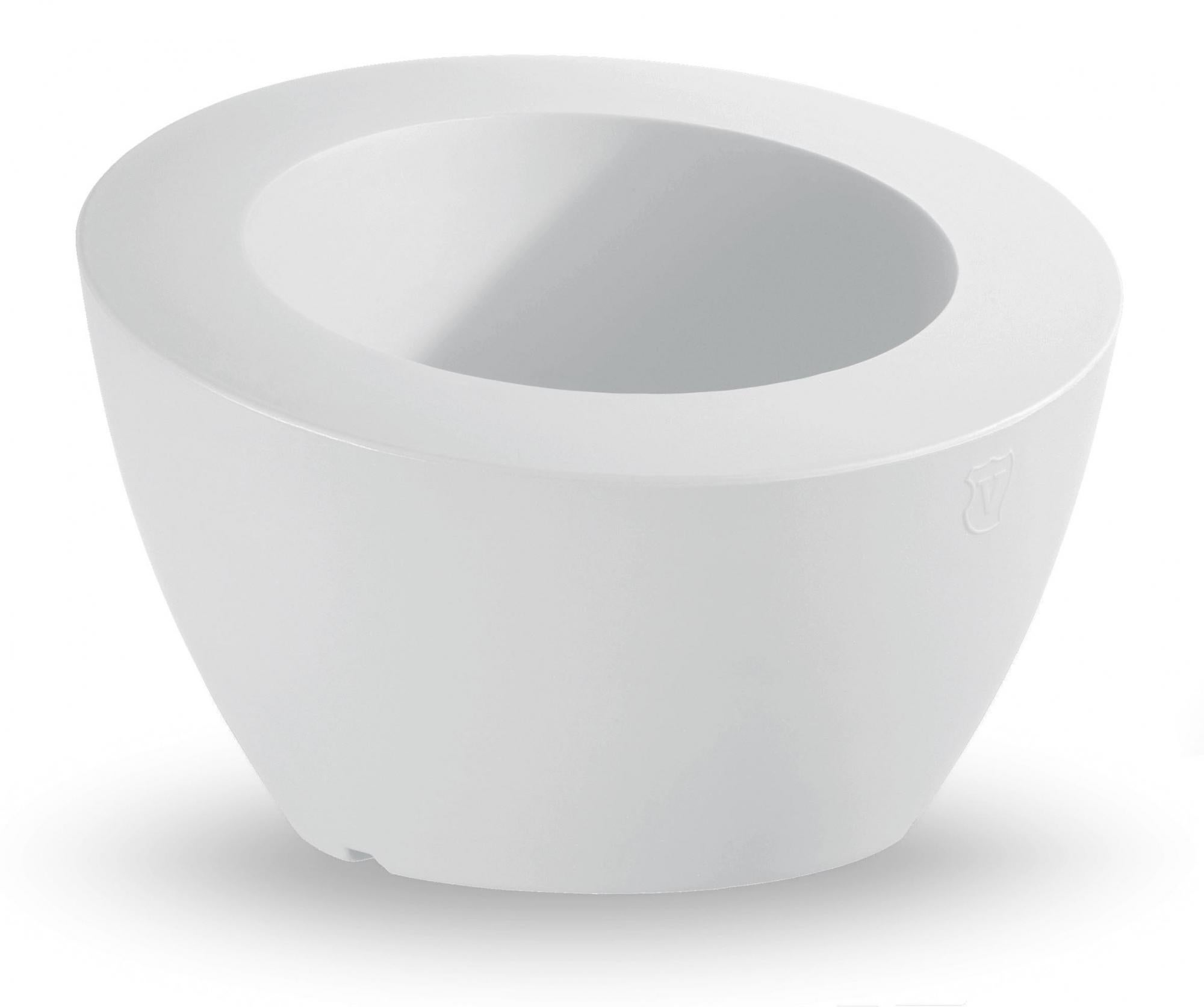 HENDI Bol Incliné Porcelaine Blanche – 138x118 Mm, Résistant Chocs, Micro-ondes & Lave-Vaisselle