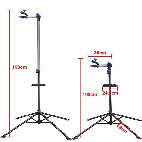 Support De Réparation Vélo Bikehand - Léger, Réglable à 360°, Capacité 55 Lbs
