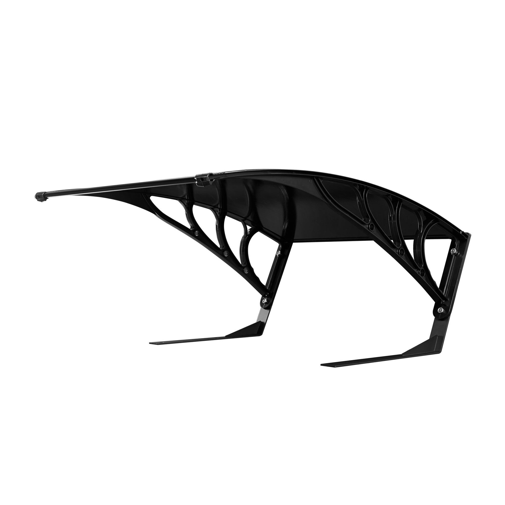 AREBOS Garage de tondeuse robot Abri pour Robot Taille 102 x 79 x 46 cm Résistant aux intempéries + protection UV Noir - 8