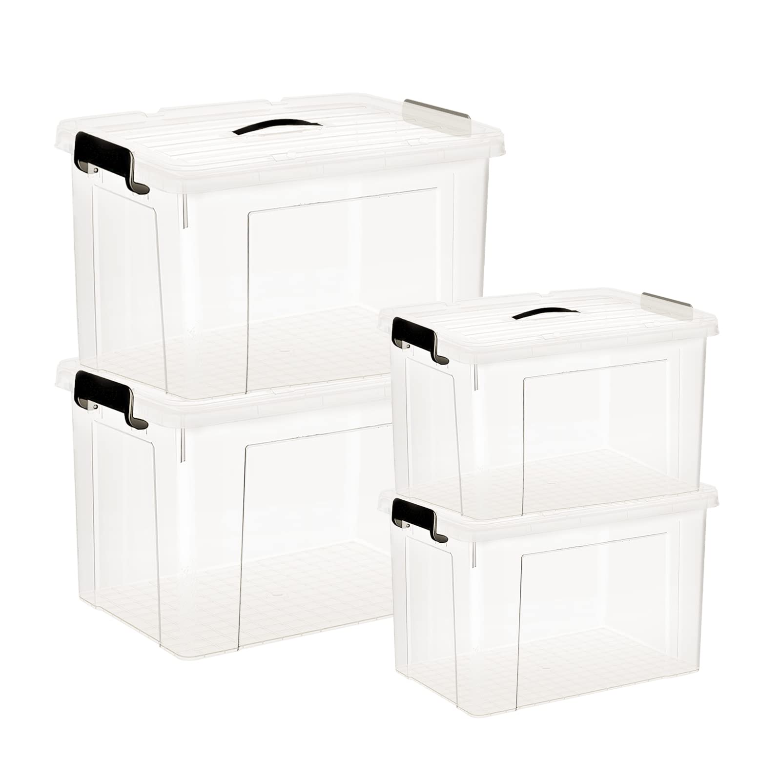 scatola in plastica con coperchio
