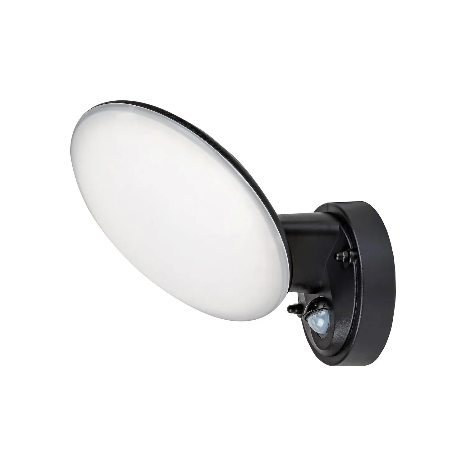 Kinkiet zewnętrzny z czujnikiem Varna LED 12W Neutralna biel 720lm czarny wym:17,3x17,6x18cm IP54 Rabalux