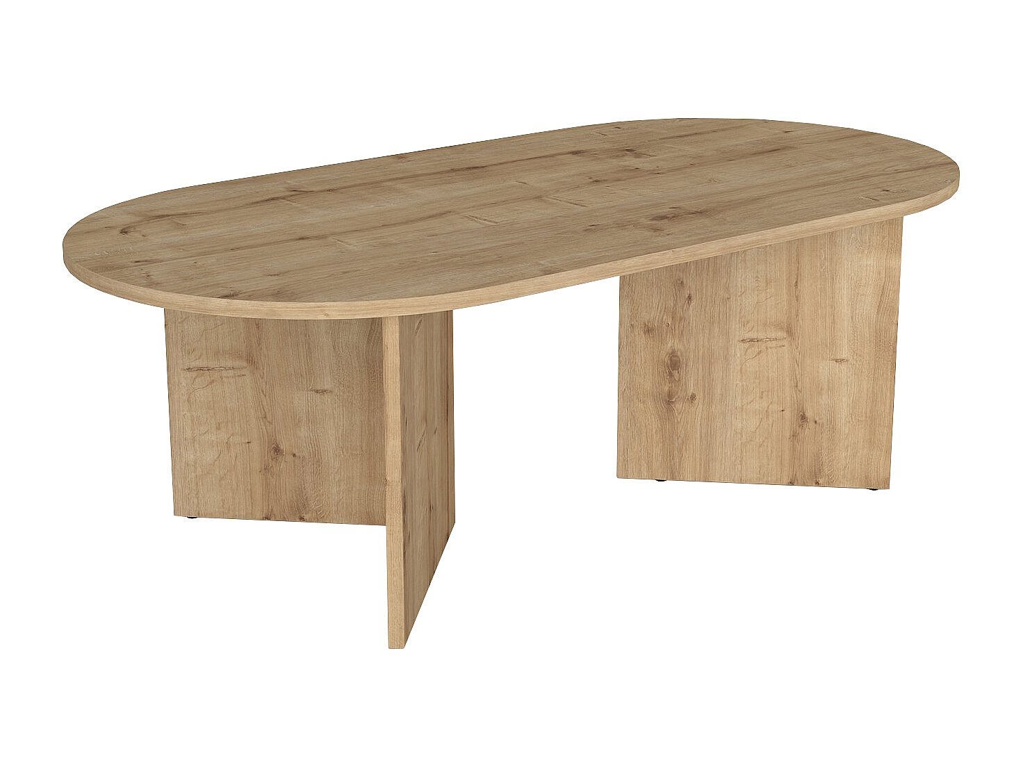 Table basse - Naturel clair - TOPANIA - 2