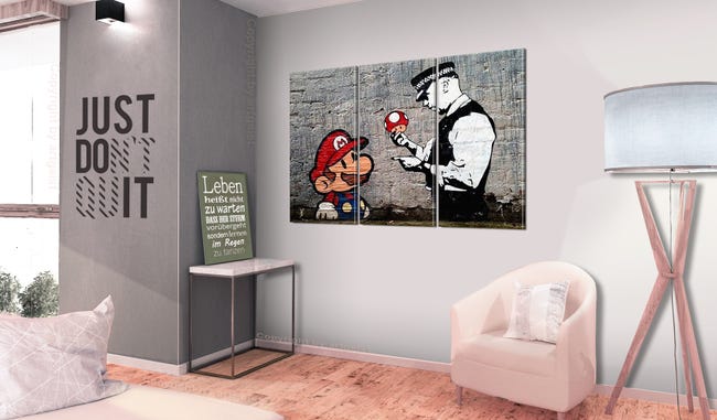 Quadri di Super Mario - Decorazioni murali Quadri di Super Mario - Decorazioni murali