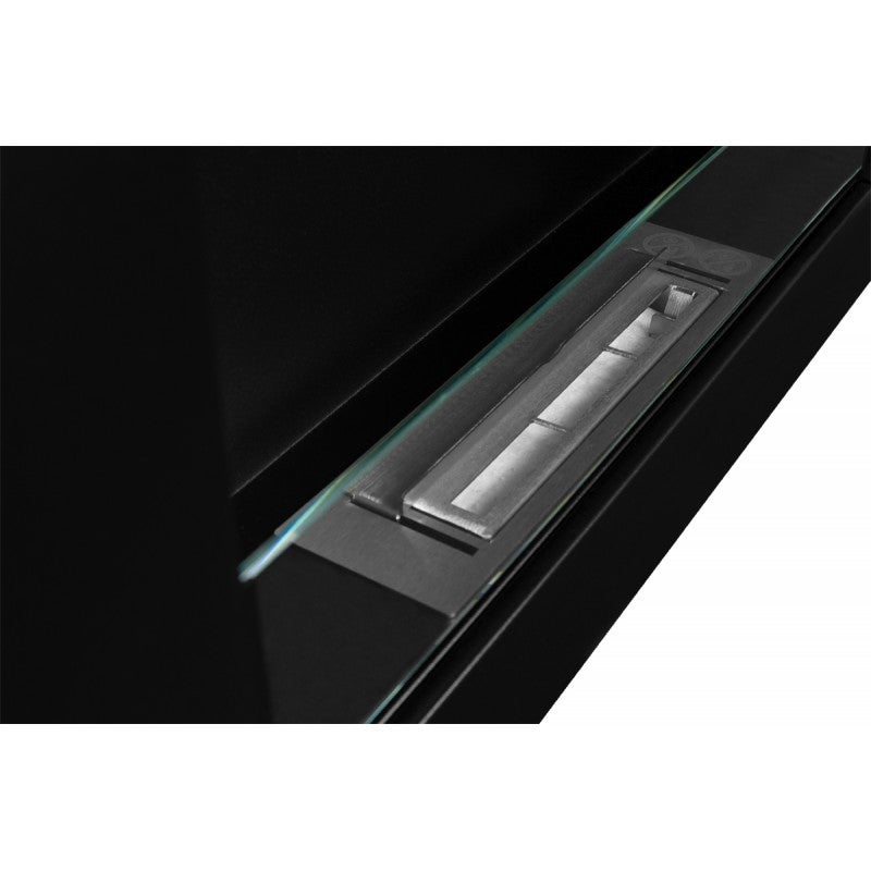 Chimenea de bioetanol Modelo Carina Negro con cristal protector 65 cm - 5