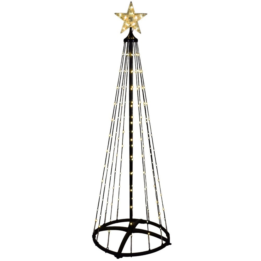 Choinka świecąca stożek zewnętrzna XXL 550 LED 300 cm