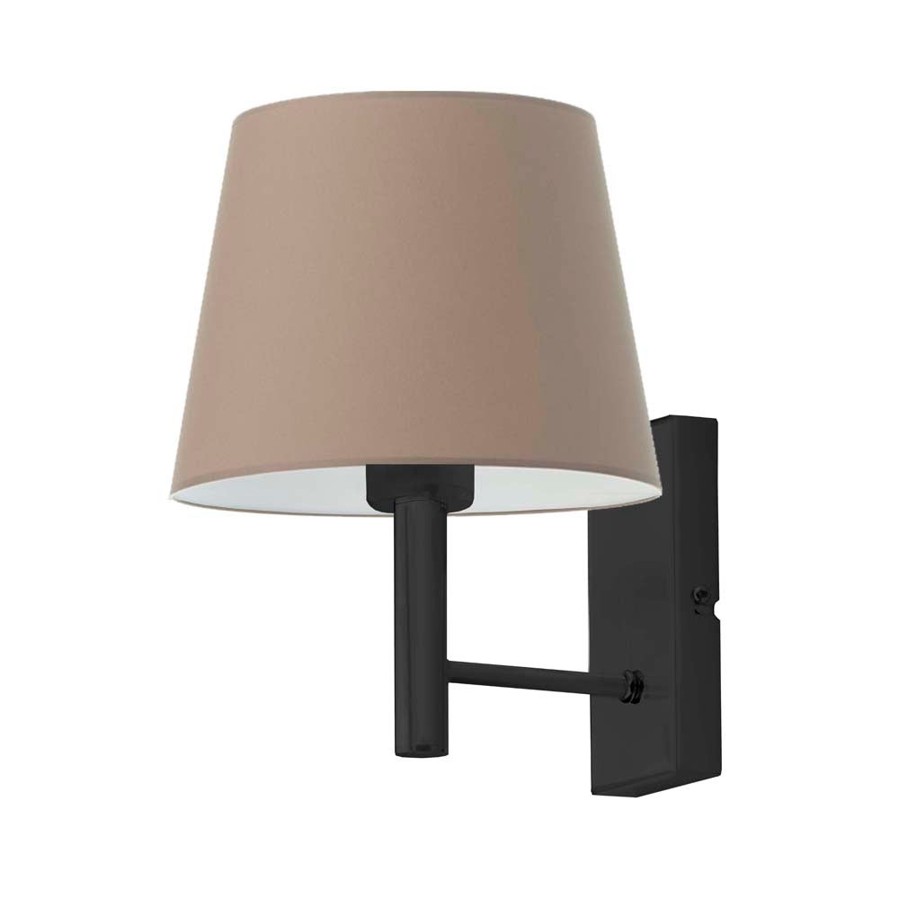 Kinkiet lampa ścienna lampa na ścianę z abażurem stożek GRAND
