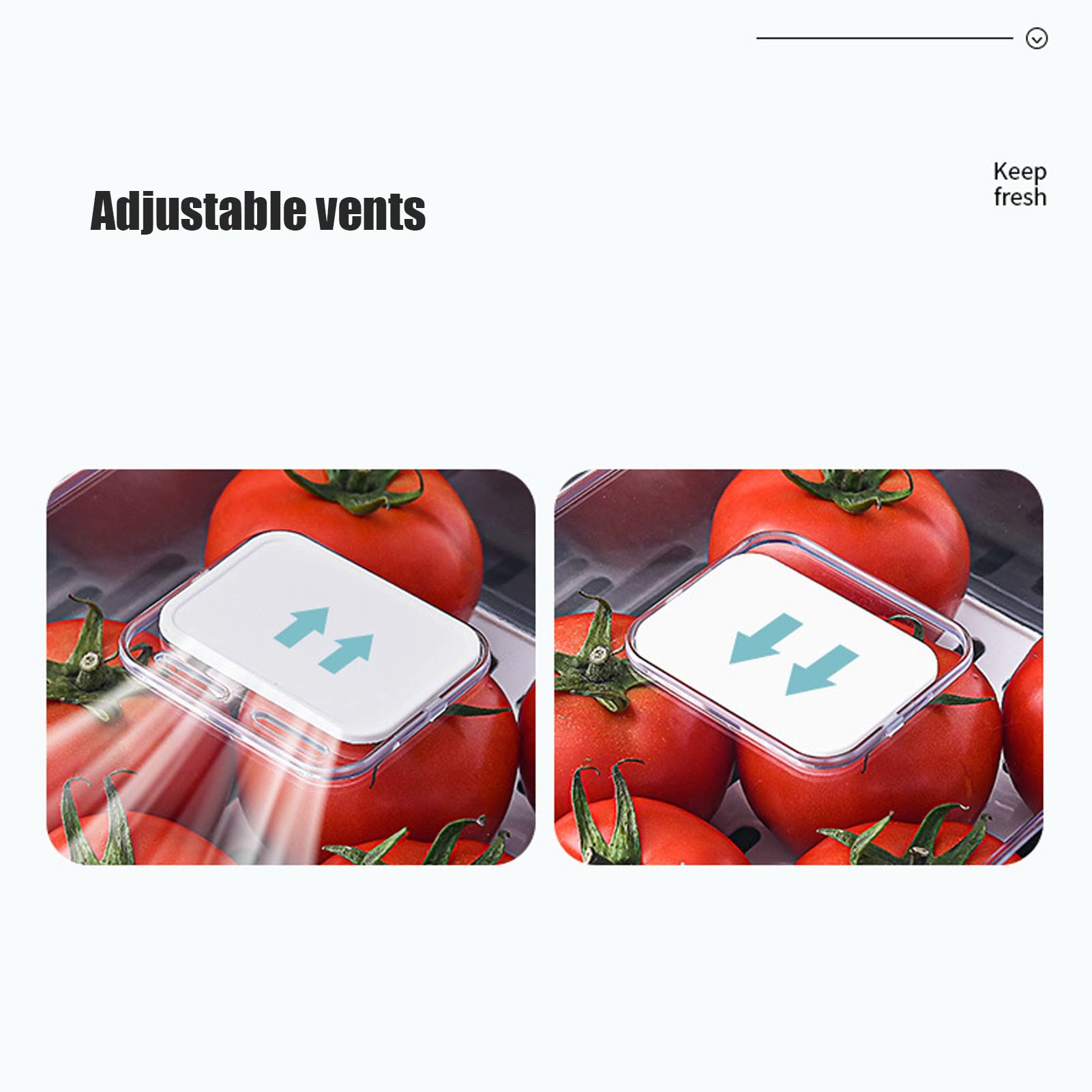 Cajones para refrigerador, contenedores organizadores para refrigerador con cajón extraíble, apilables - 8