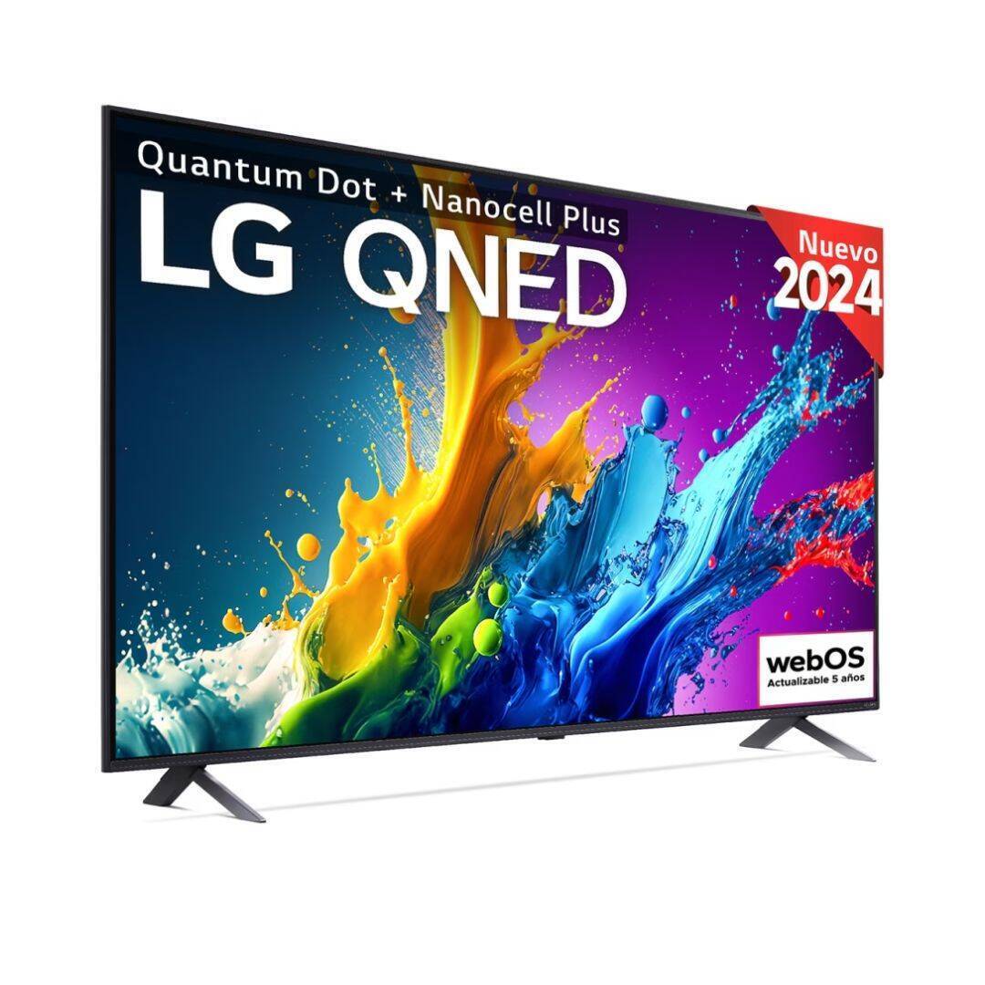 Lg Televisor De 55 Pulgadas Qned 4K Smart Tv Webos24 55Qned80t6a , Leroy Merlin