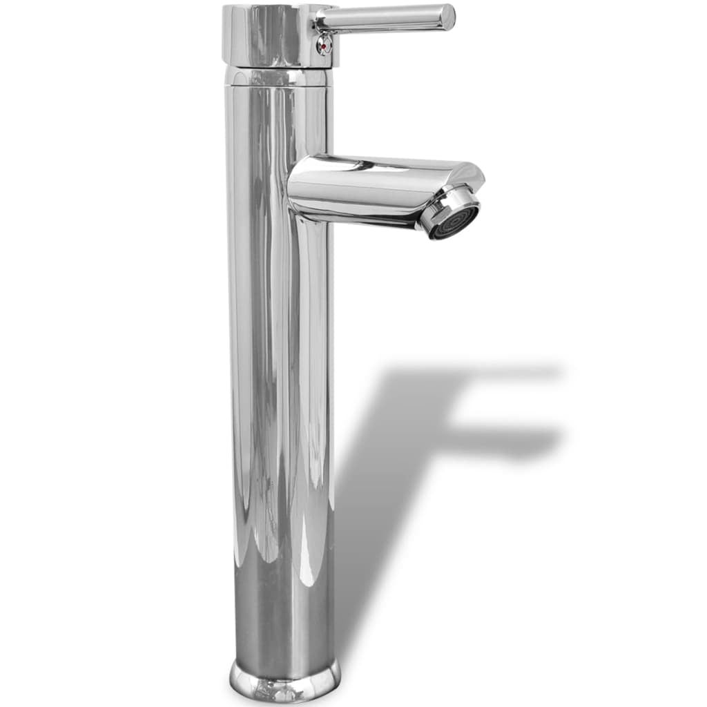 Meubles de salle de bain 9 pcs avec lavabo et robinet Noir vidaXL - 6