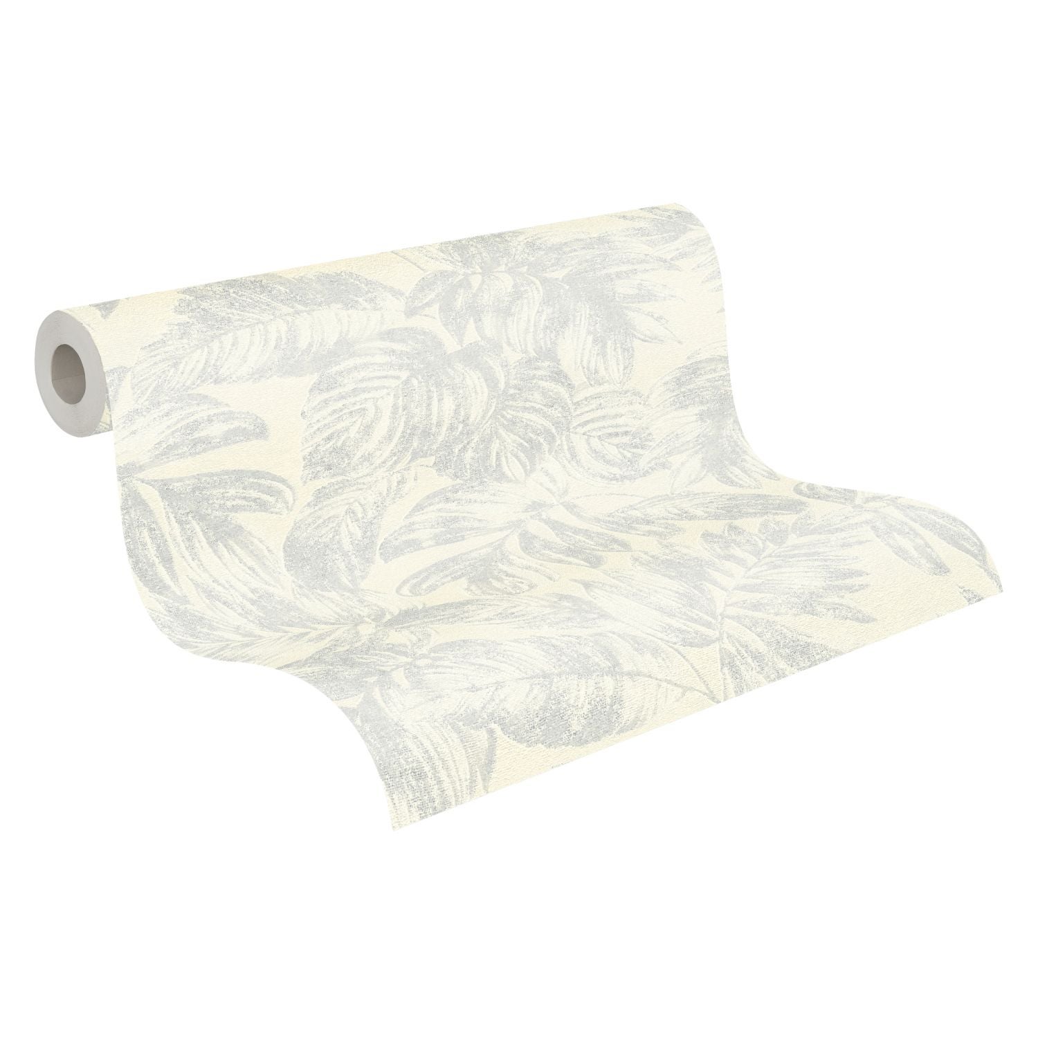 Tapeta przejrzeć białym,srebrnymIkremowym - 53 cm x 10.05 m - A.S. CRÉATION