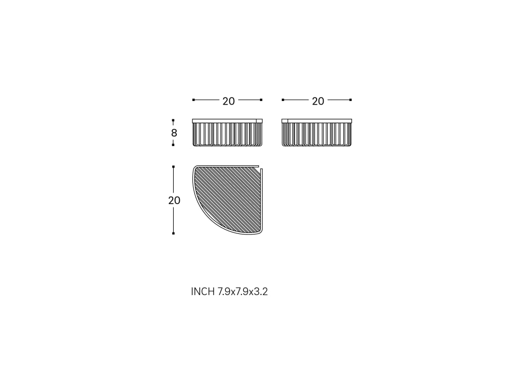 COSMIC Étagère d'angle douche CHROME ESSENTIALS - 4
