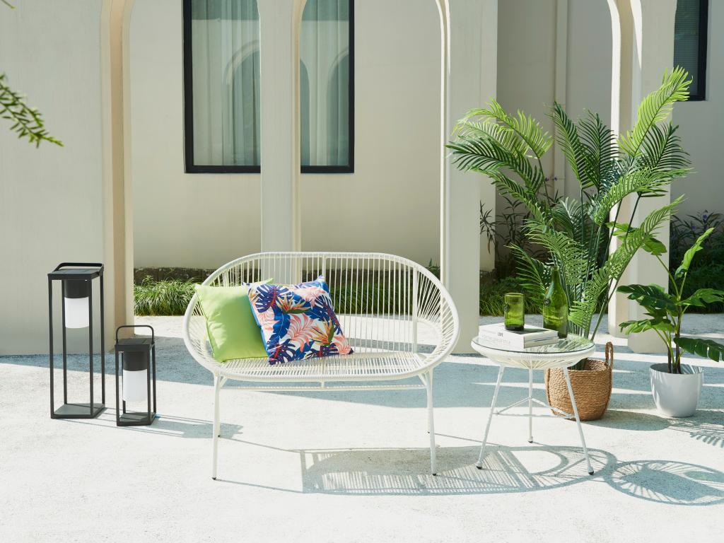 Mesa De Jardín De Resina Trenzada - Multicolor - ALIOS III De MYLIA Ofertas | Hogar Y Jardín