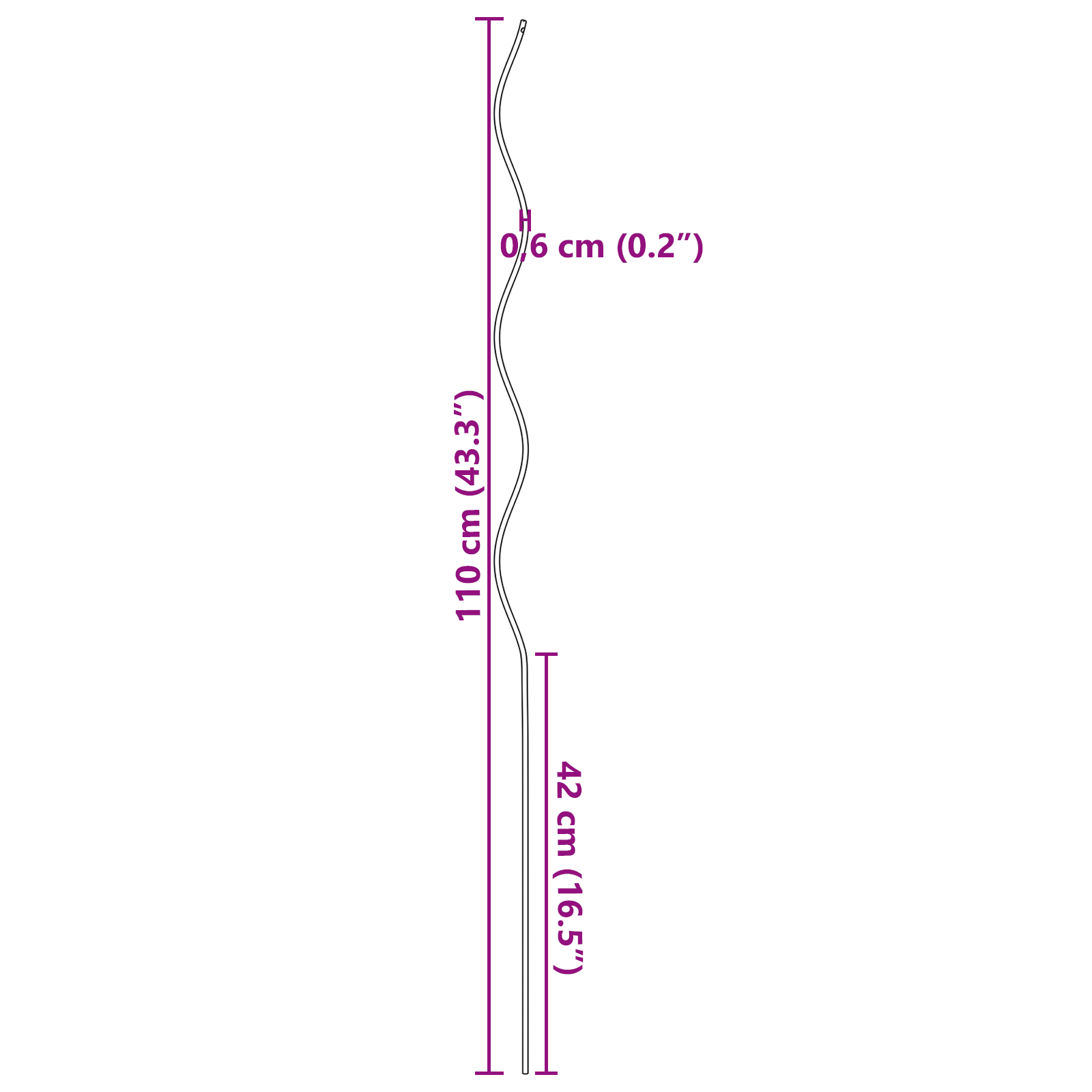 Jardinière | Supports de plantes en spirale 5 pcs 110 cm Acier CFW99157 - 8