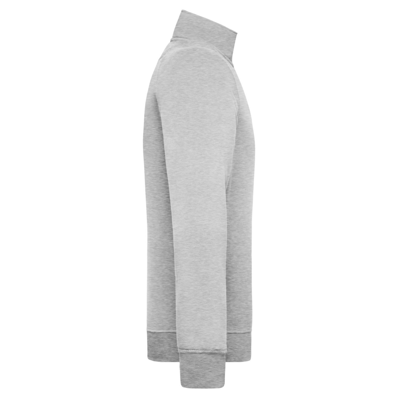 Sweat de travail ¼ de zip Job+ Gris - 4