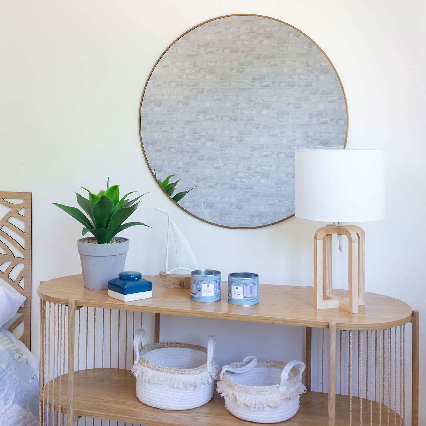 ESPEJO REDONDO BETINA ORO 76CM - 4