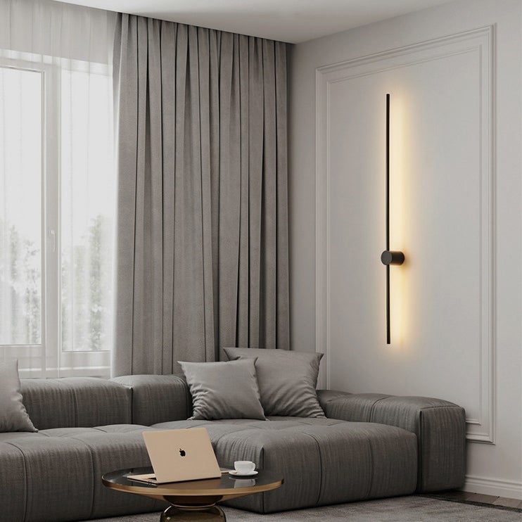 Applique murale LED 60 cm, lampe de chevet rotative à 350°, éclairage décoratif d'intérieur, 3 températures de couleur réglables, noir - 8