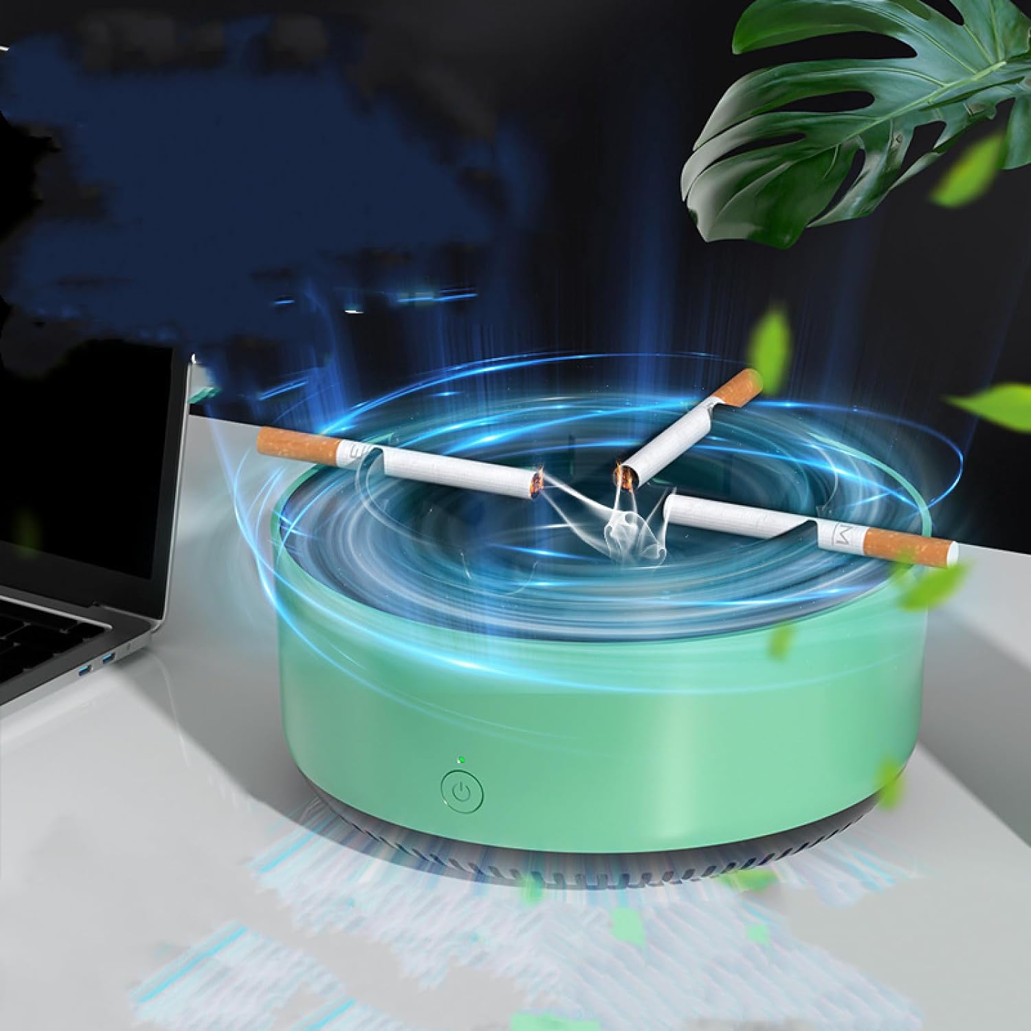 Purificatore d'aria posacenere intelligente per casa e ufficio per eliminare il fumo passivo ed eliminare l'odore di fumo - 3