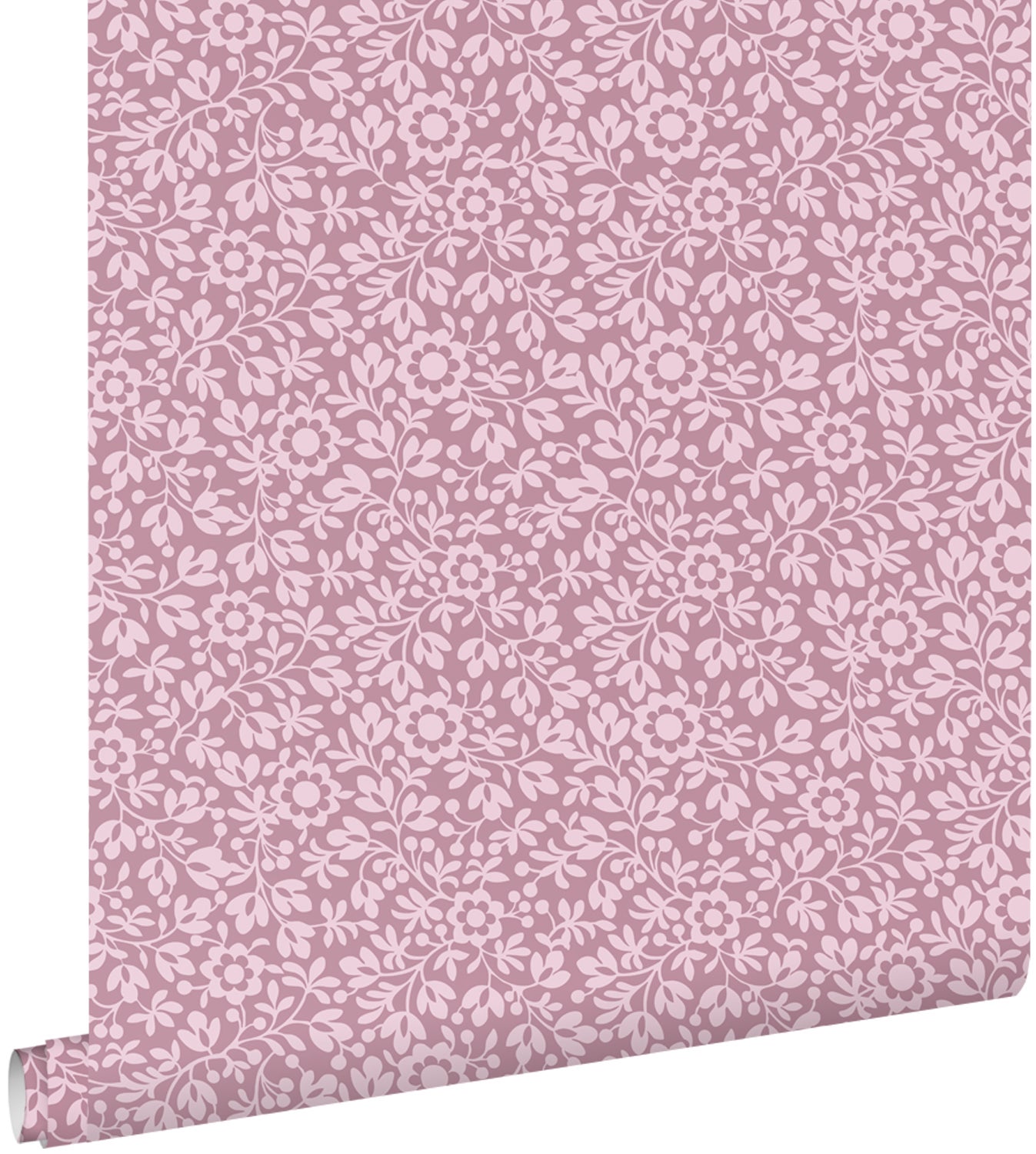 Tapeta kwiaty fioletowym - 50 x 900 cm - ESTAHOME