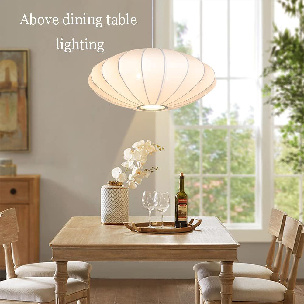 Suspension en tissu pour salle à manger et salon, lampes lanternes chinoises, 30CM - 2