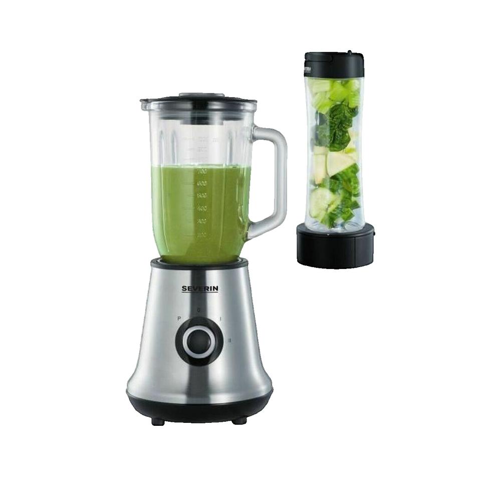 Severin Batidora De Vaso 1 L, Incluye Vaso Smoothie Mix & Go, Sm 3737 Negro , Leroy Merlin