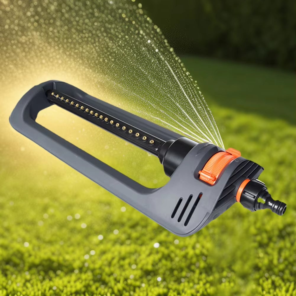 Arroseur automatique à 19 trous à canon droit, arroseur pour jardin et pelouse, arrosage de grande surface, 45 x 15 x 7 cm - 7