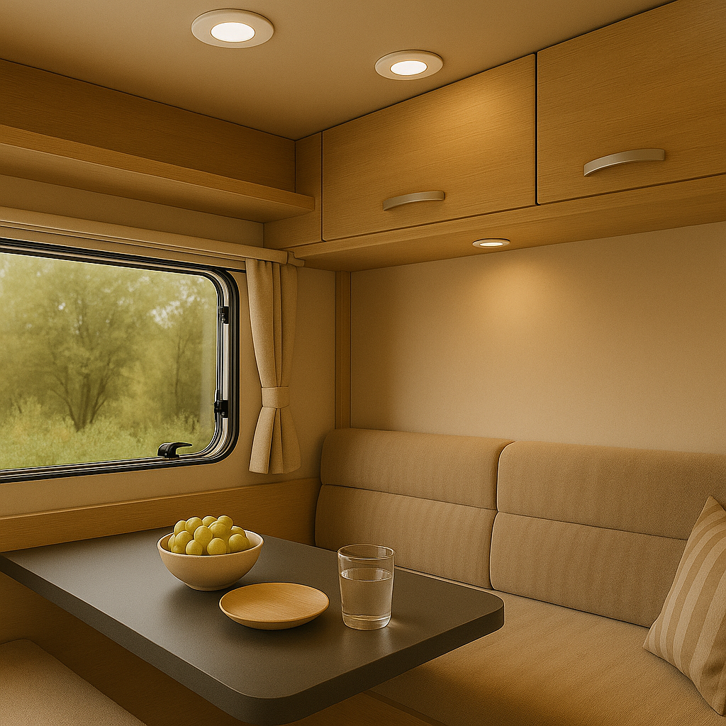 Jandei Pack x5 Downlight led rond encastré 12V, 3W, Lumière Chaude 3000K. Cadre blanc - 2