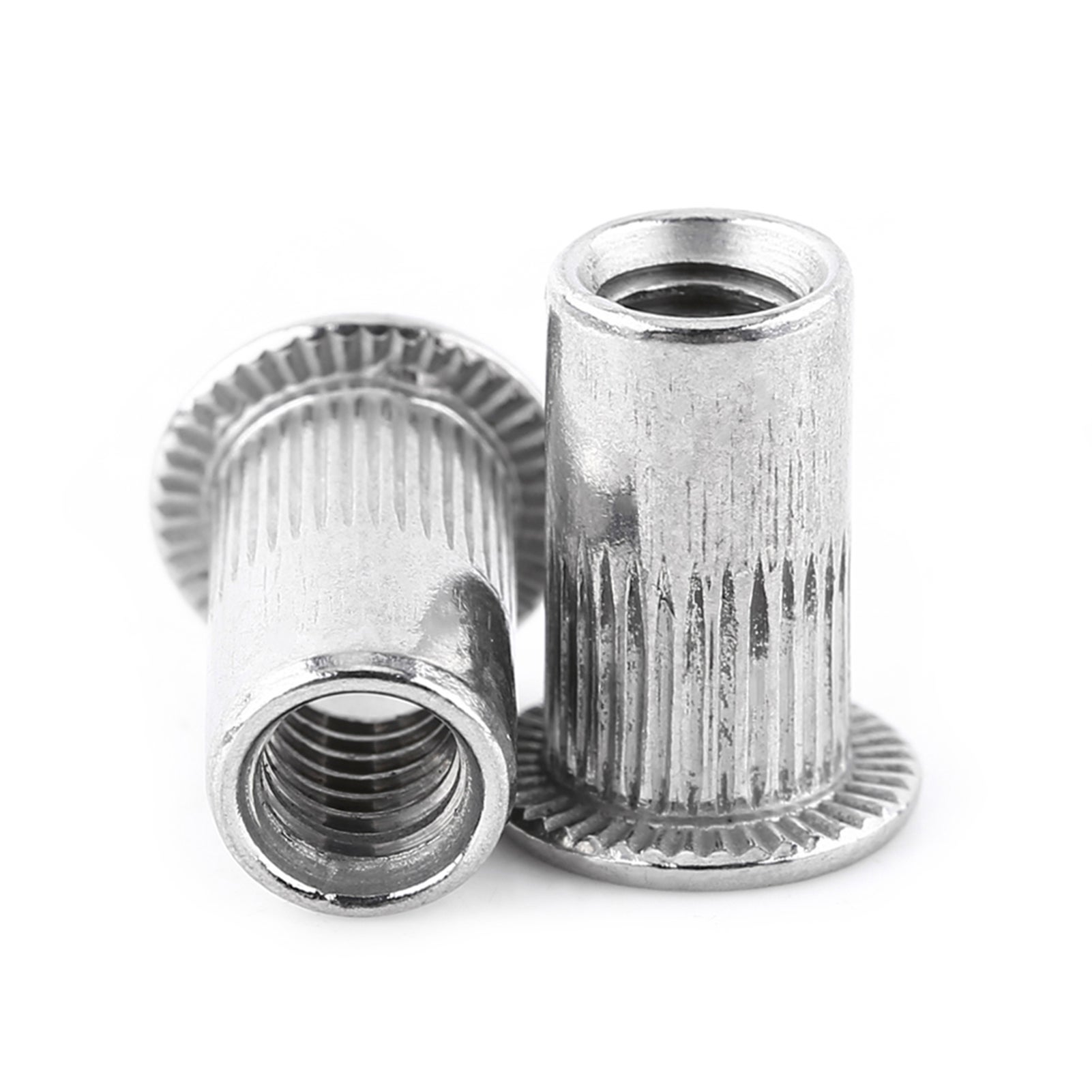 Rivet à Vis Rond Tête Plate Argent 10 Mm – Neuf – Pour Bricolage Et Assemblage