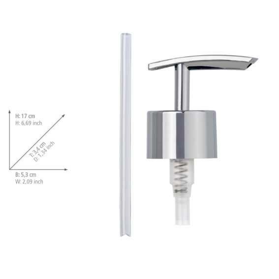 Tête de pompe de remplacement chrome, flate, WENKO - 2