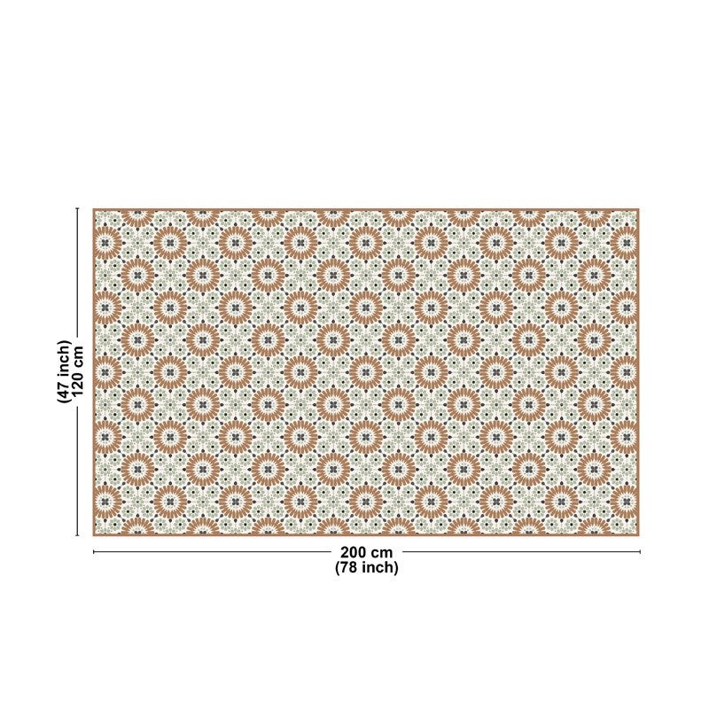 Tapis antidérapant - Marsiho - vinyle - int./ext. - Multicolore - 120x200cm - 2