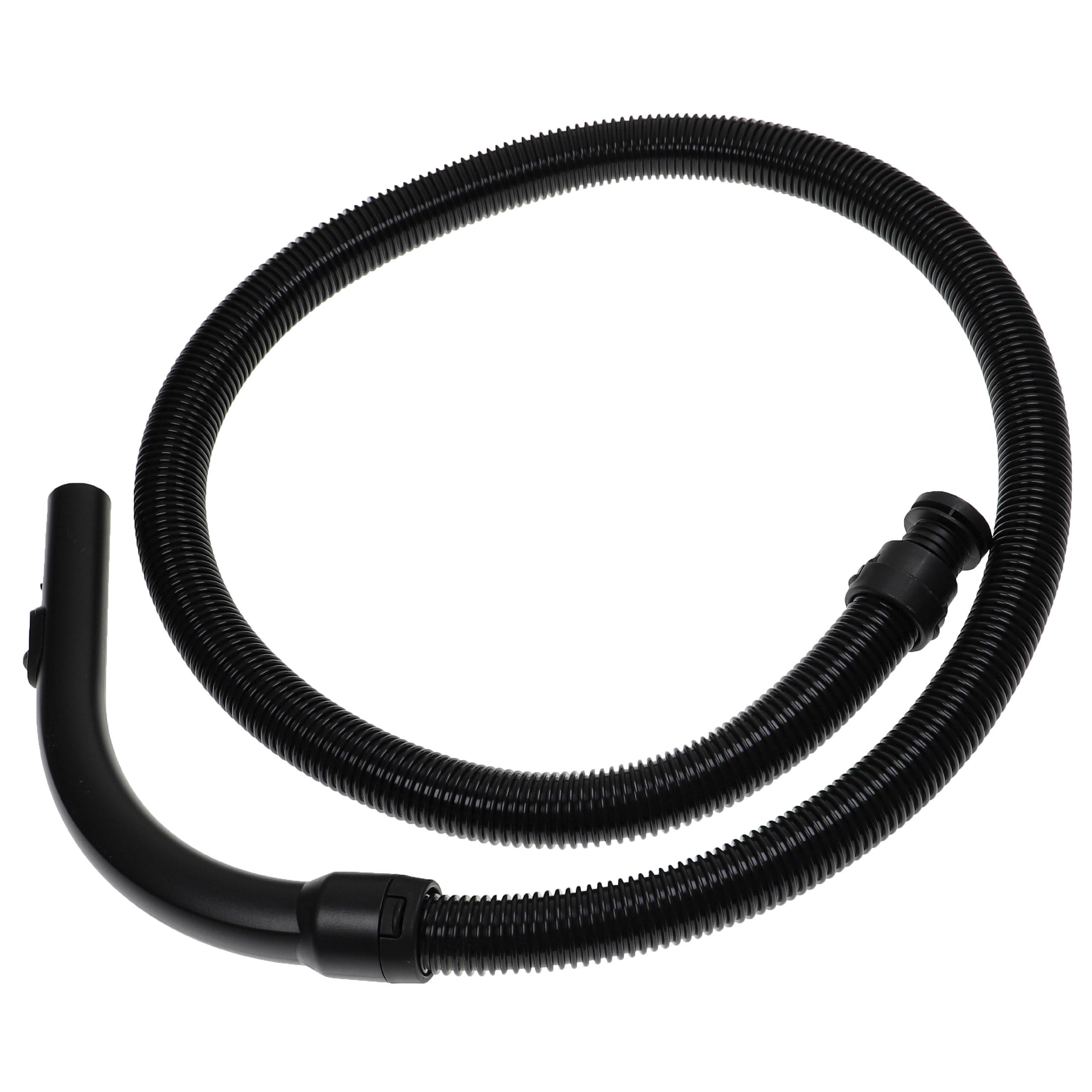 vhbw Tuyau flexible compatible avec Miele Olympus-S2121, Rosso-S2120, S2-S2131, S2000-S2999 S2 aspirateurs - 1,8 m + poignée - 4