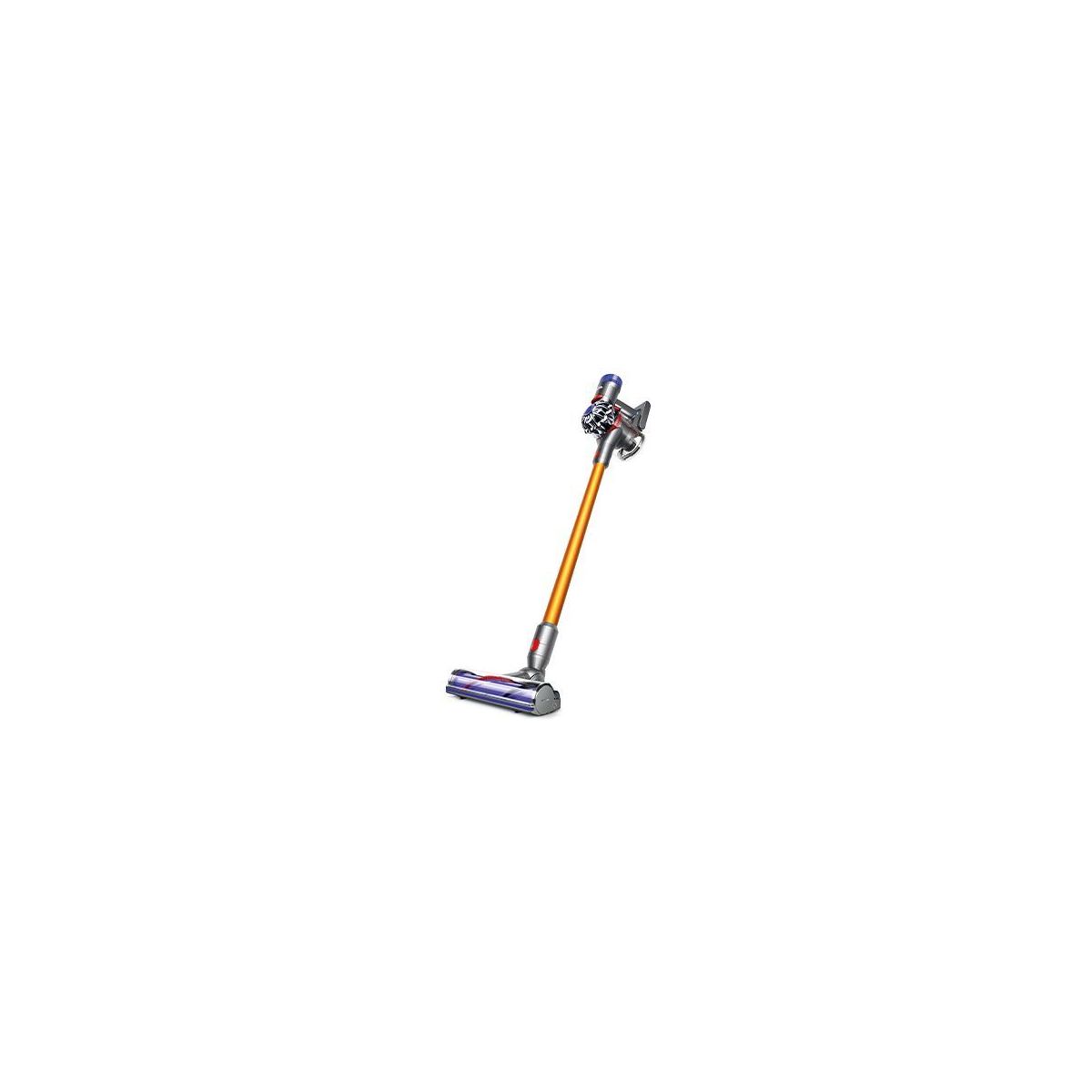 Dyson V8 Absolute Aspiradora Escoba Sin Cable 425W con 40 Minutos de Autonomía y 115W de Succión Plata y Amarillo - Imagen 3