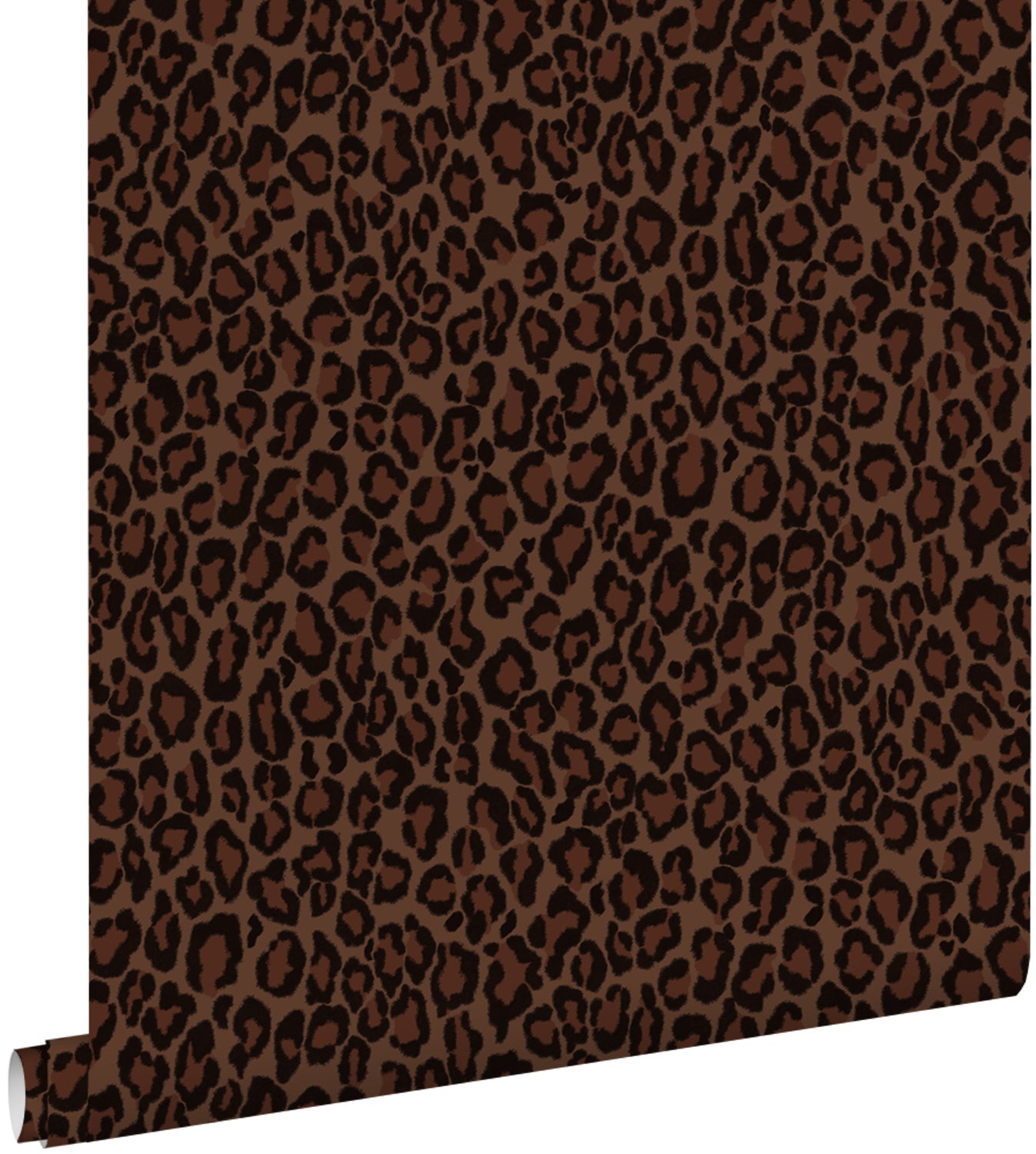 Tapeta panterka ciemny brąz - 50 x 900 cm - ESTAHOME