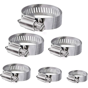 Lot De 15 Colliers De Serrage Inox 304 - 25 Mm - Pour Fixations Solides Colliers De Fixation