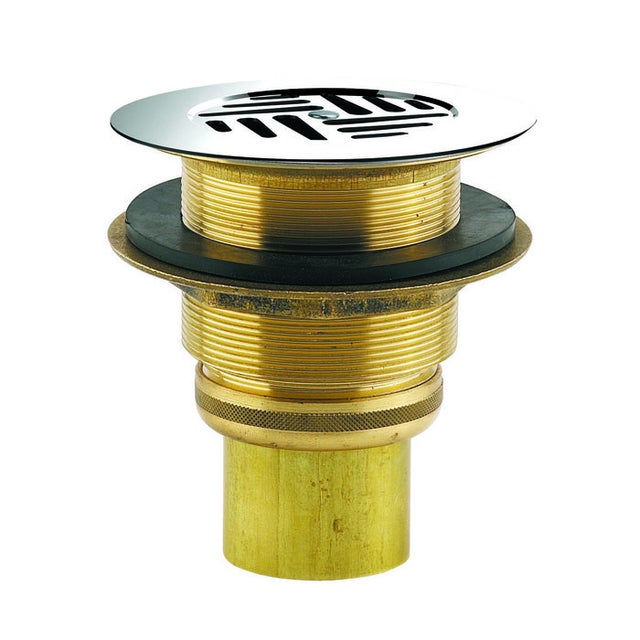 Bonde siphoïde laiton pour évier grès Diamètre 60 mm - Valentin
