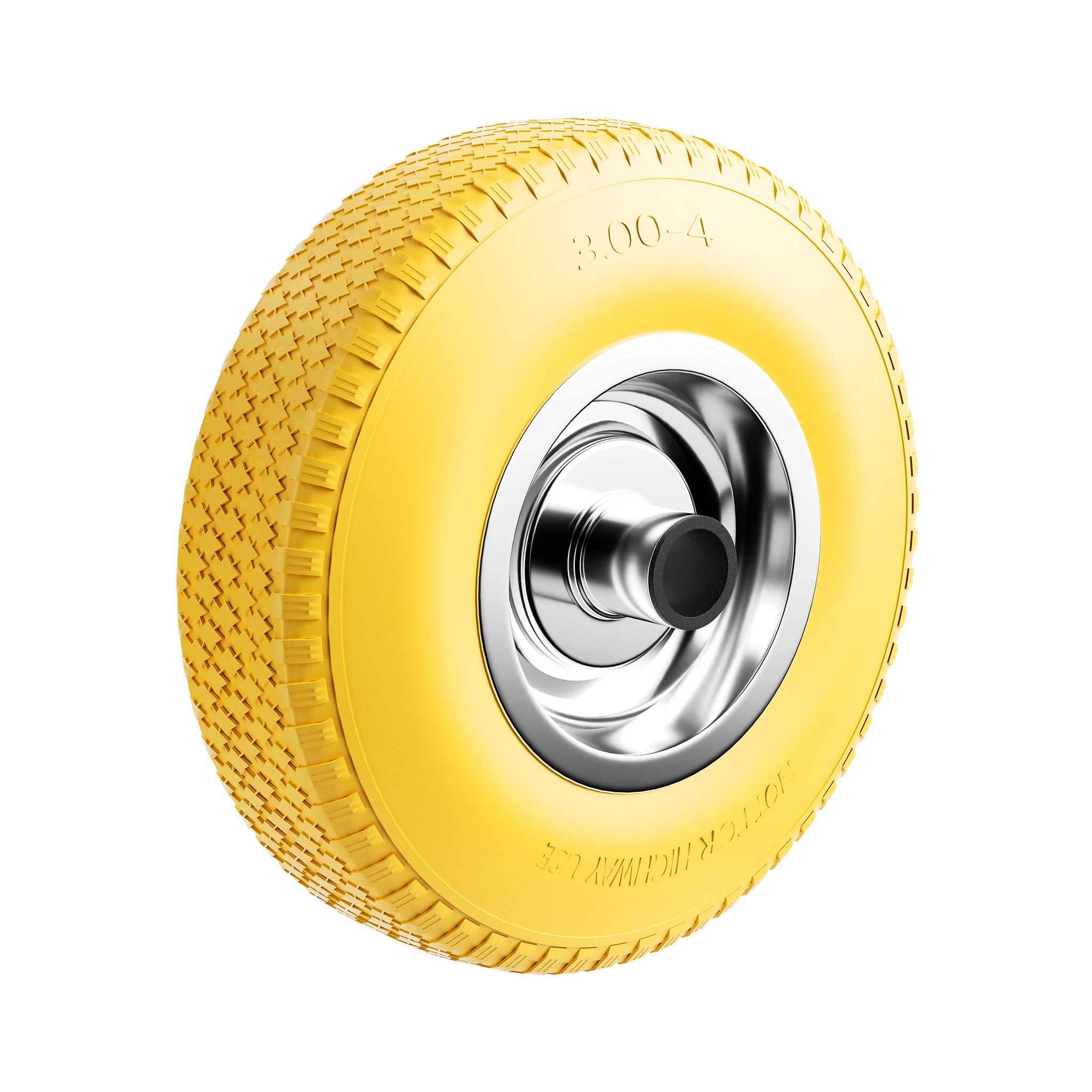 Koło pełne nieprzebijalne do wózka transportowego x mm z PU poliuretanu bieżnik z wypustkami Maksymalna nośność kg Wiltec