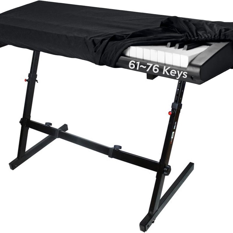 Osłona przeciwkurzowa do klawiatury fortepianowej, osłona do klawiatury fortepianowej 61-klawiszowej, chowana osłona przeciwkurzowa do klawiatury ele
