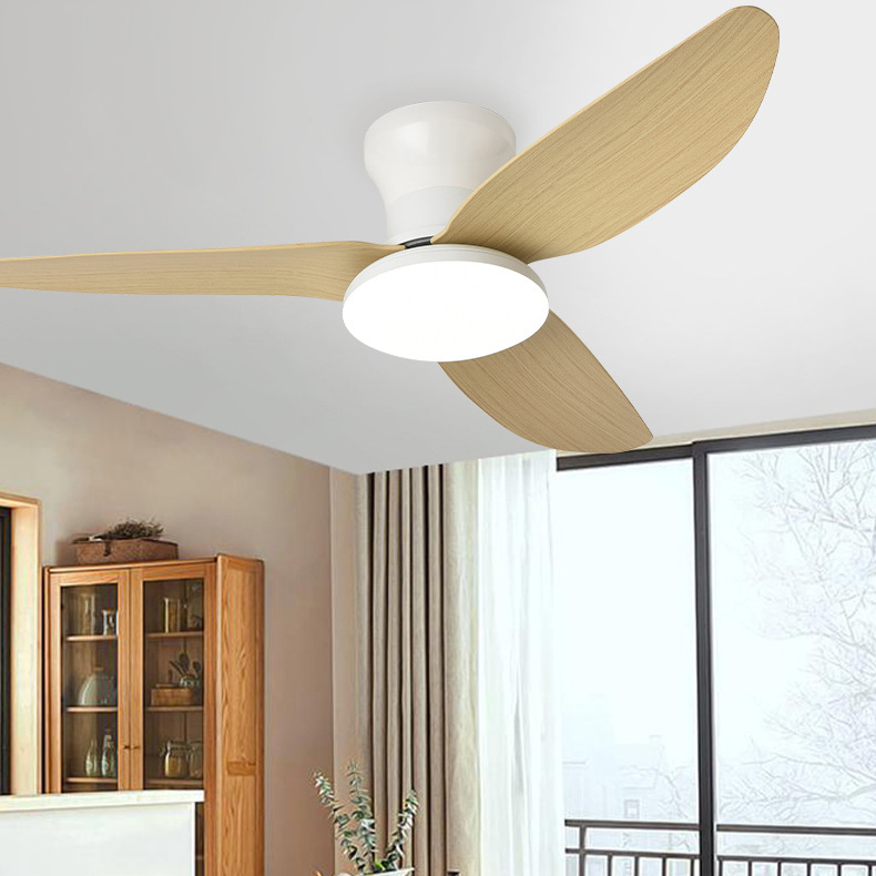 Ventilateur de plafond 100 cm avec lampe, télécommande/application, intensité variable, 6 vitesses de ventilation, minuterie - 2