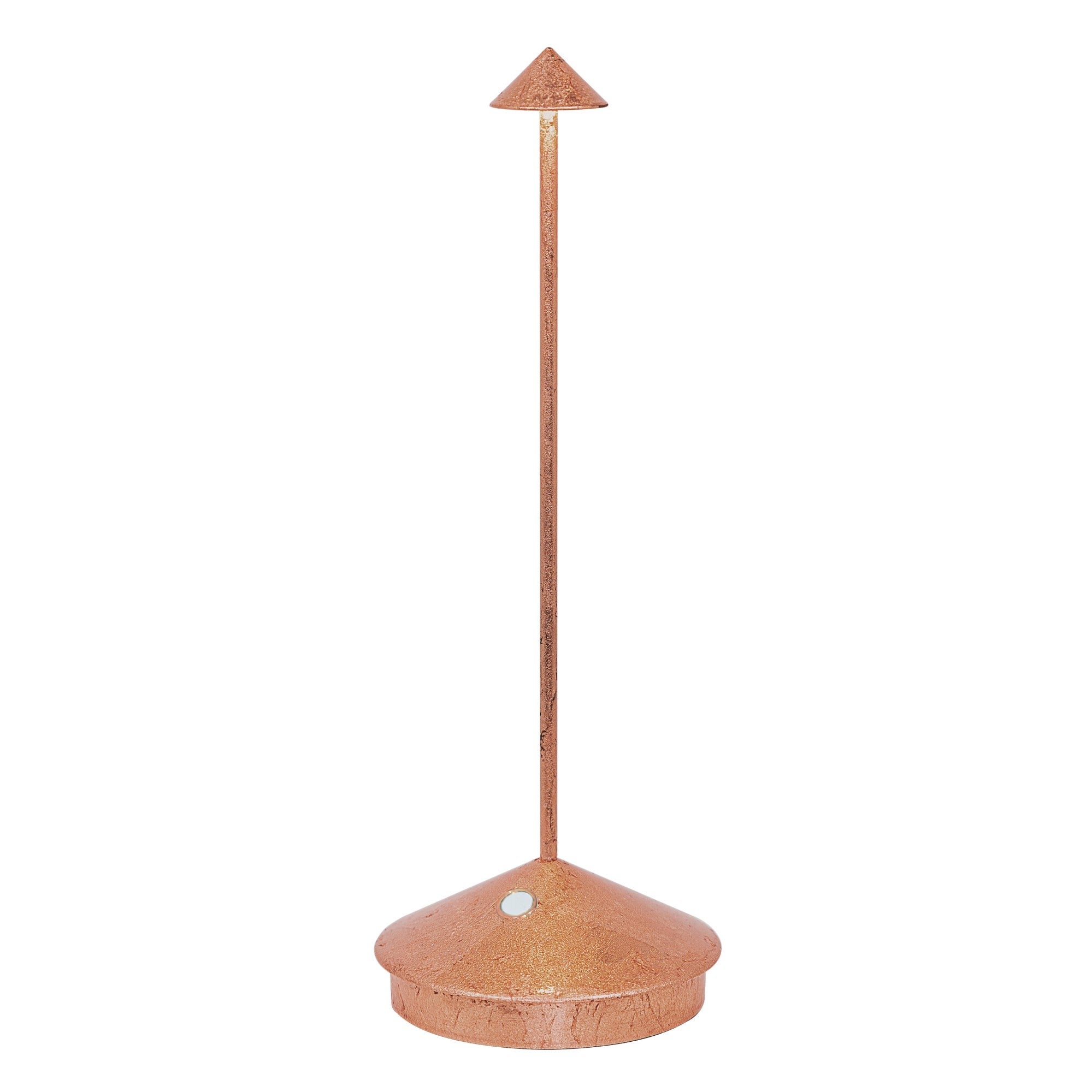 Lampa stołowa LED Pina Pro, miedziana, akumulatorowa i ściemnialna, bezprzewodowa, szafranowa, 2200-2700-3000K