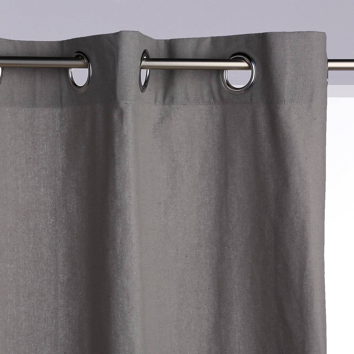 Paire De Rideaux Créateurs Argentés Doublés - 93" X 107" - Neufs