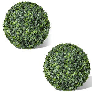 2 Boules de Buis Artificielles 48 cm Résistantes aux UV | Leroy Merlin 2 Boules de Buis Artificielles 48 cm Résistantes aux UV | Leroy Merlin