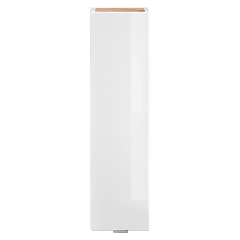 Meuble rangement haut faible profondeur pour salle de bain CAPRI WHITE - 3