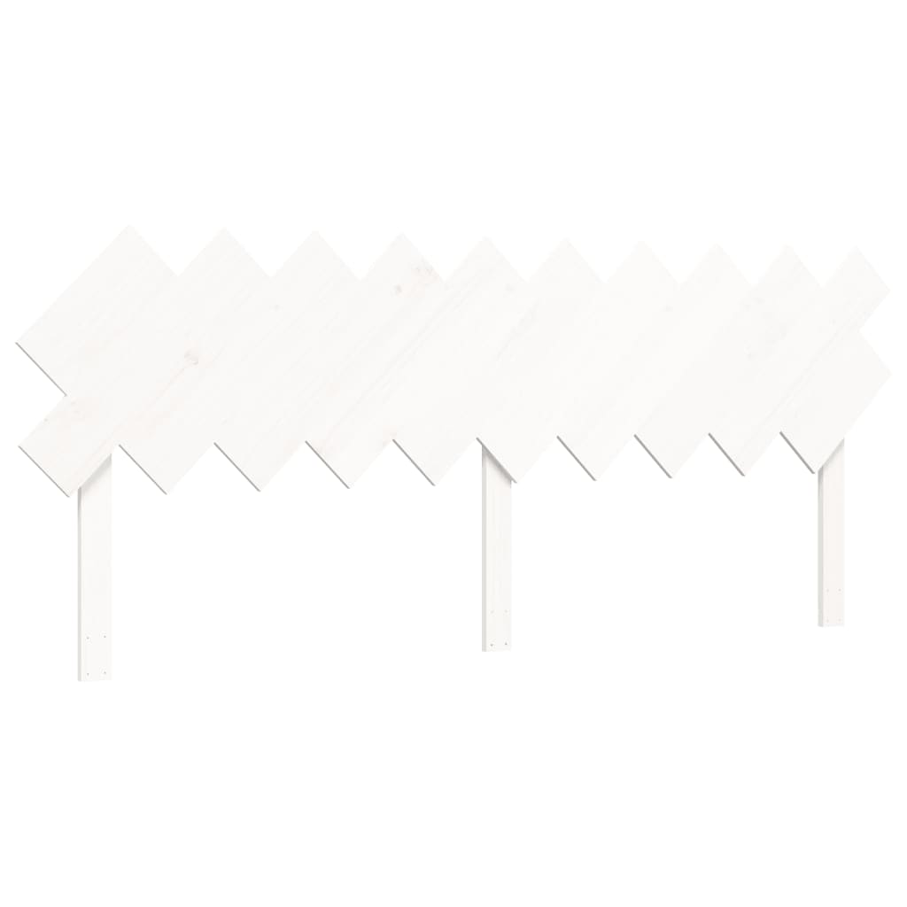 Maison Exclusive - Cama sem colchão 200x200 cm madeira de pinho maciça branco - 8