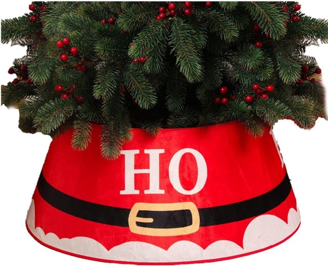 Base e saia para árvore de Natal - uma decoração festiva para a casa, ideal para a época natalícia e o Ano Novo, com 60 cm de diâmetro.