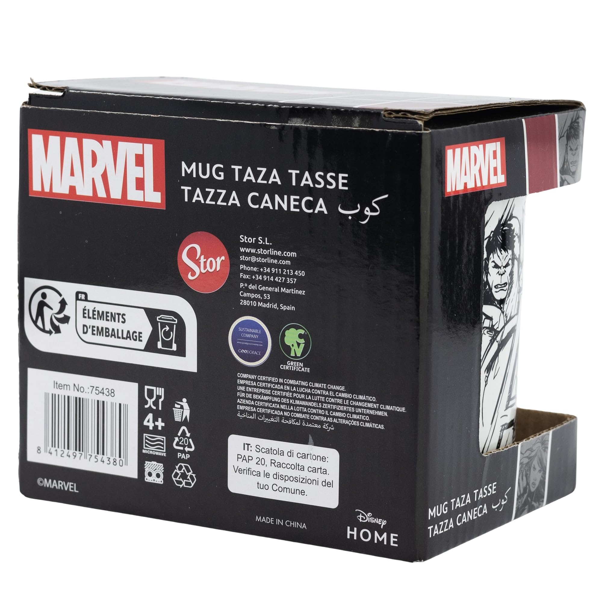 Stor Tazza in ceramica da 325 ml, in confezione regalo Marvel - 8