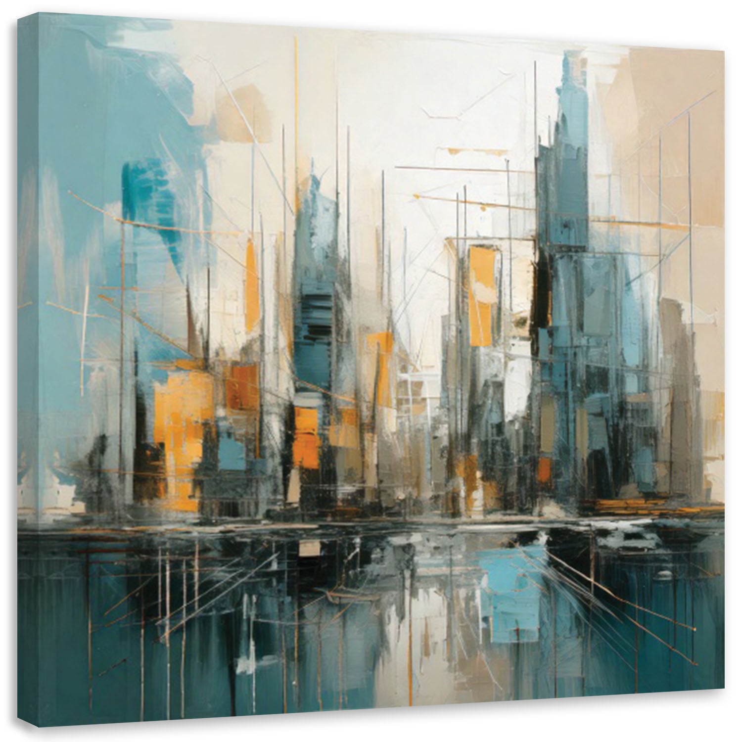 Obraz do sypialni, Architektura Miasto Minimalizm 30x30