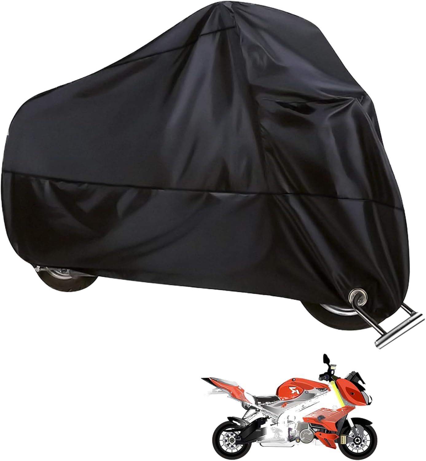 Housse De Moto Imperméable Pour Kawasaki Z125 Pro (2017-2024) - Protection Pluie, Poussière & UV - 7