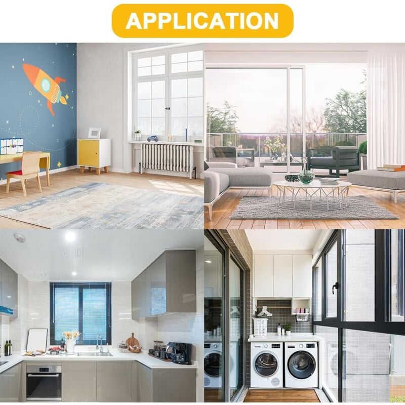 Moustiquaire Fenêtre 250cm x120cm,Moustiquaire,Rouleau Moustiquaire,Découpable Aux Dimensions Souhaitées Anti-Insectes -Gris - 3