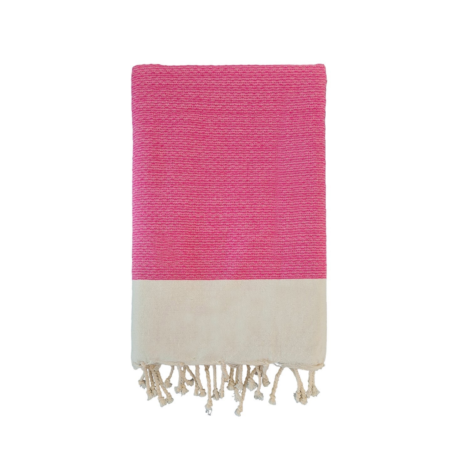 Serviette de plage Fouta traditionnelle Melissa Rose 200x200 190g/m² Serviette de plage Fouta traditionnelle Melissa Rose 200x200 190g/m²