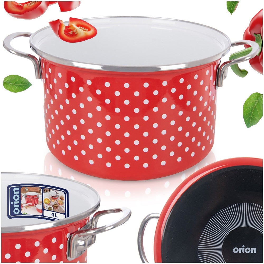 Garnek emaliowany TECKA 22 cm, 4 l - 7